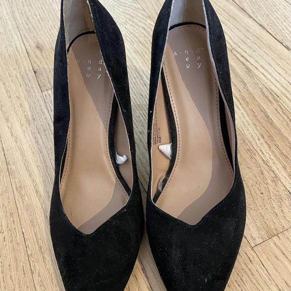 A New Day black suede heels, never worn! - Picture 2 of 5